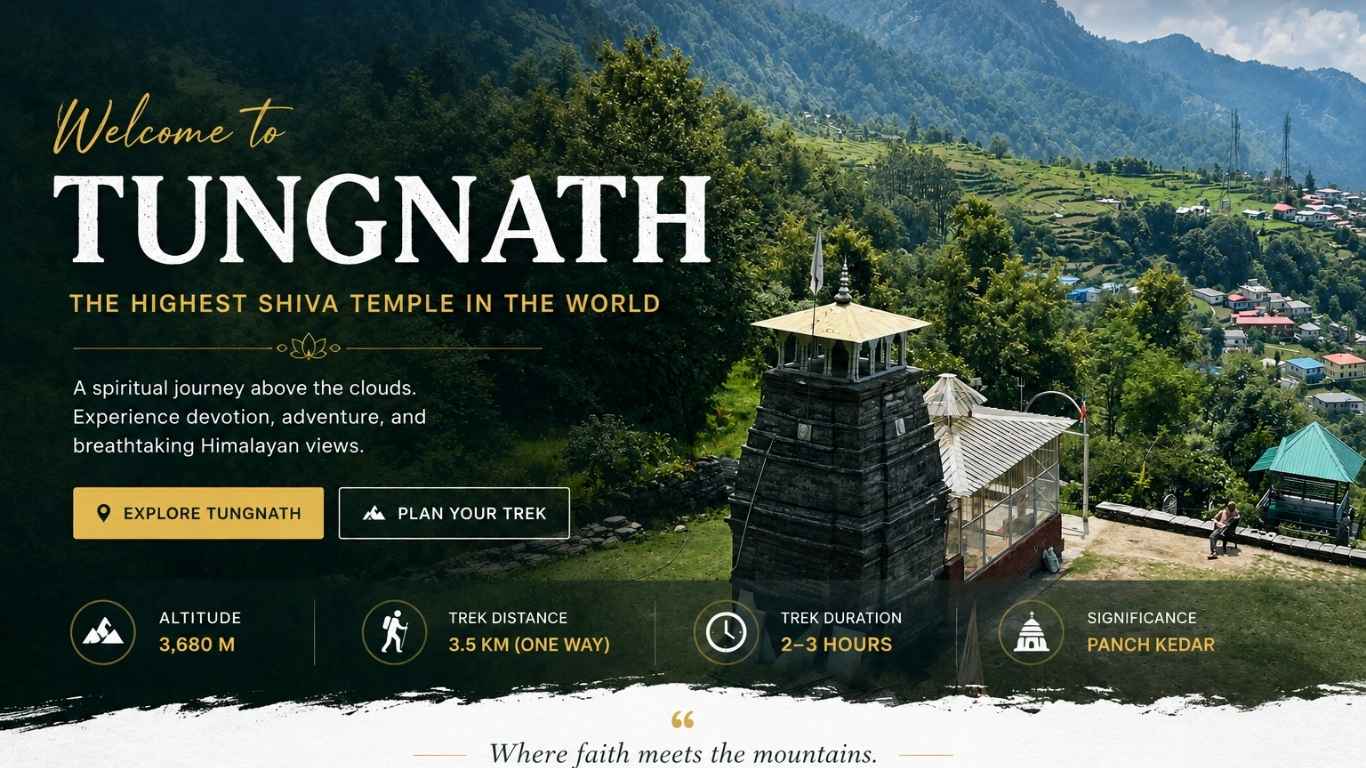 Chopta Tungnath Chandrashila Trek